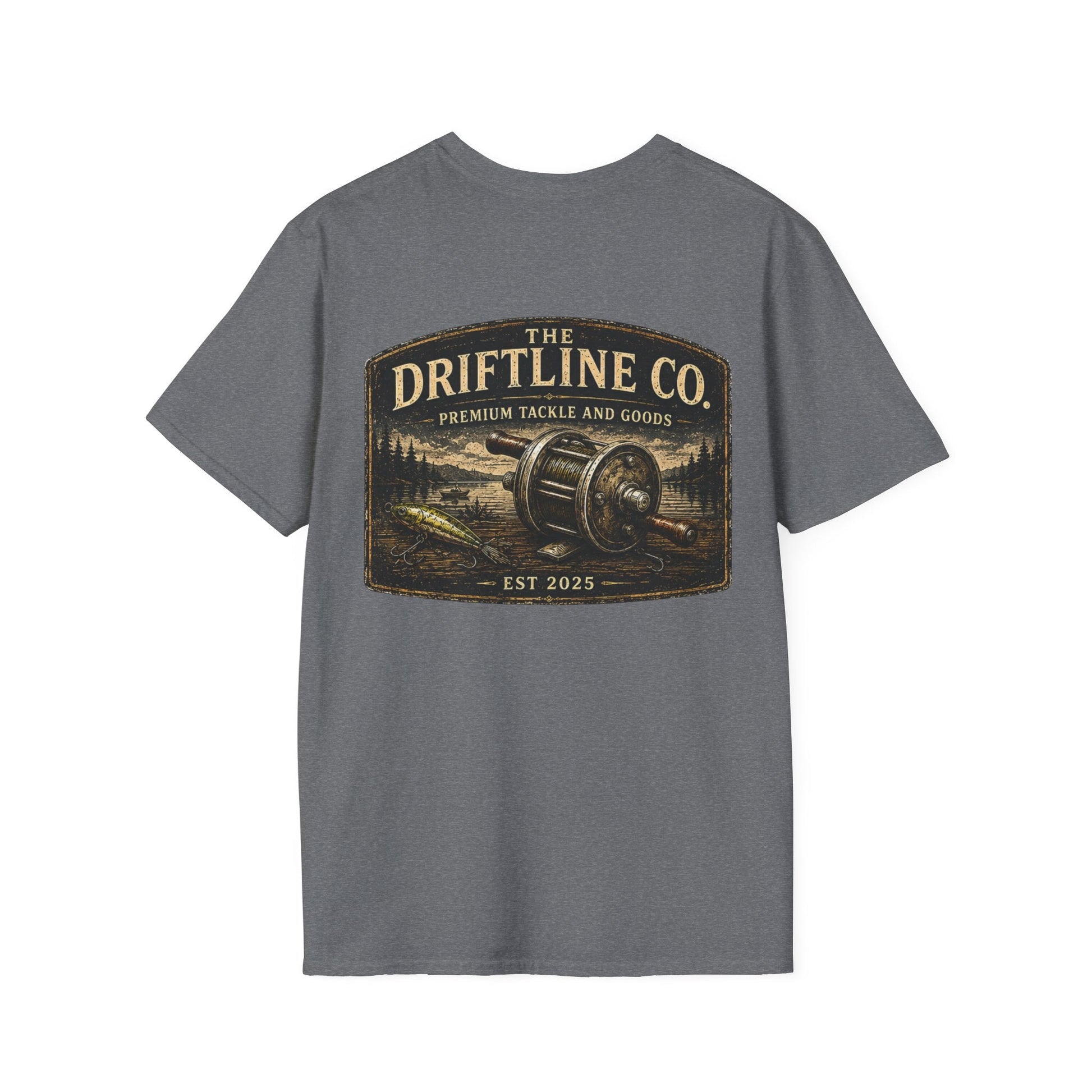 The Driftline Company Premium Tackle & Goods Fishing T-Shirt - SJM Print Store