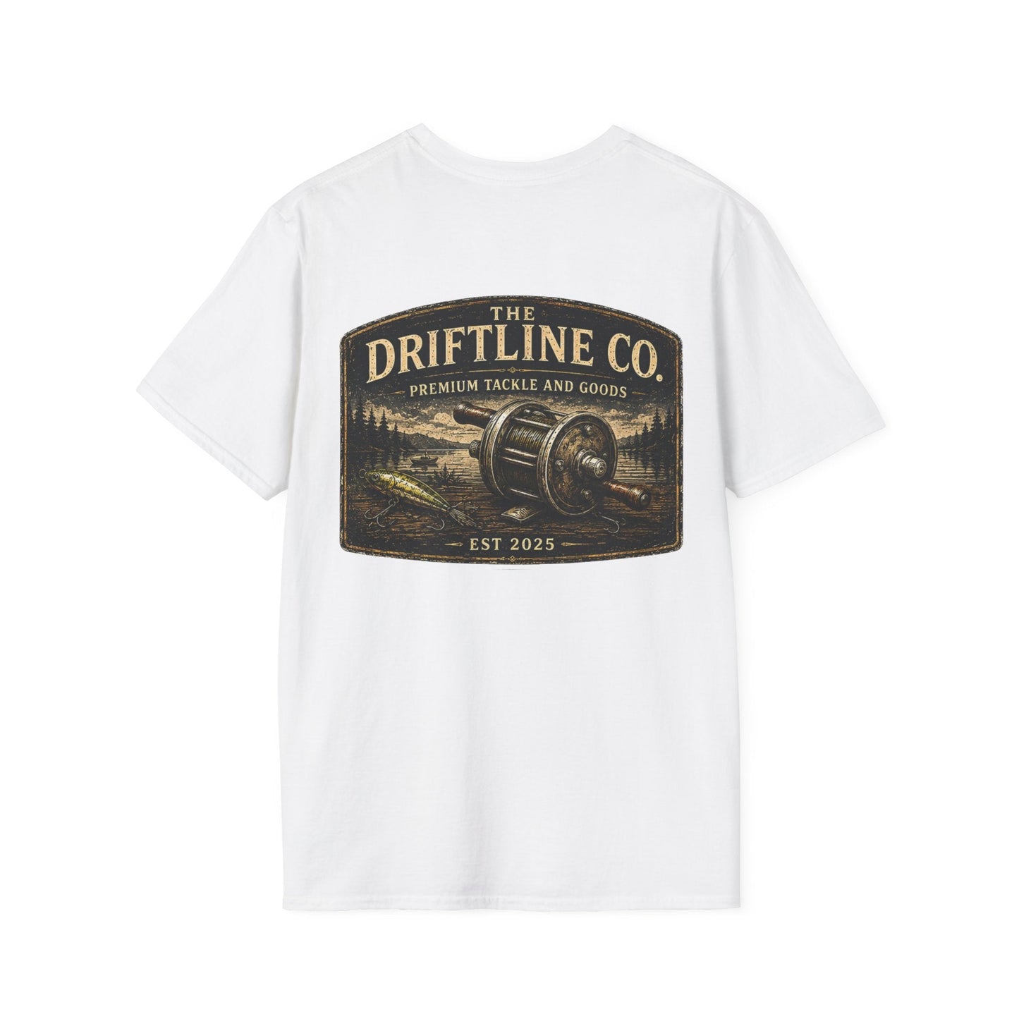 The Driftline Company Premium Tackle & Goods Fishing T-Shirt - SJM Print Store