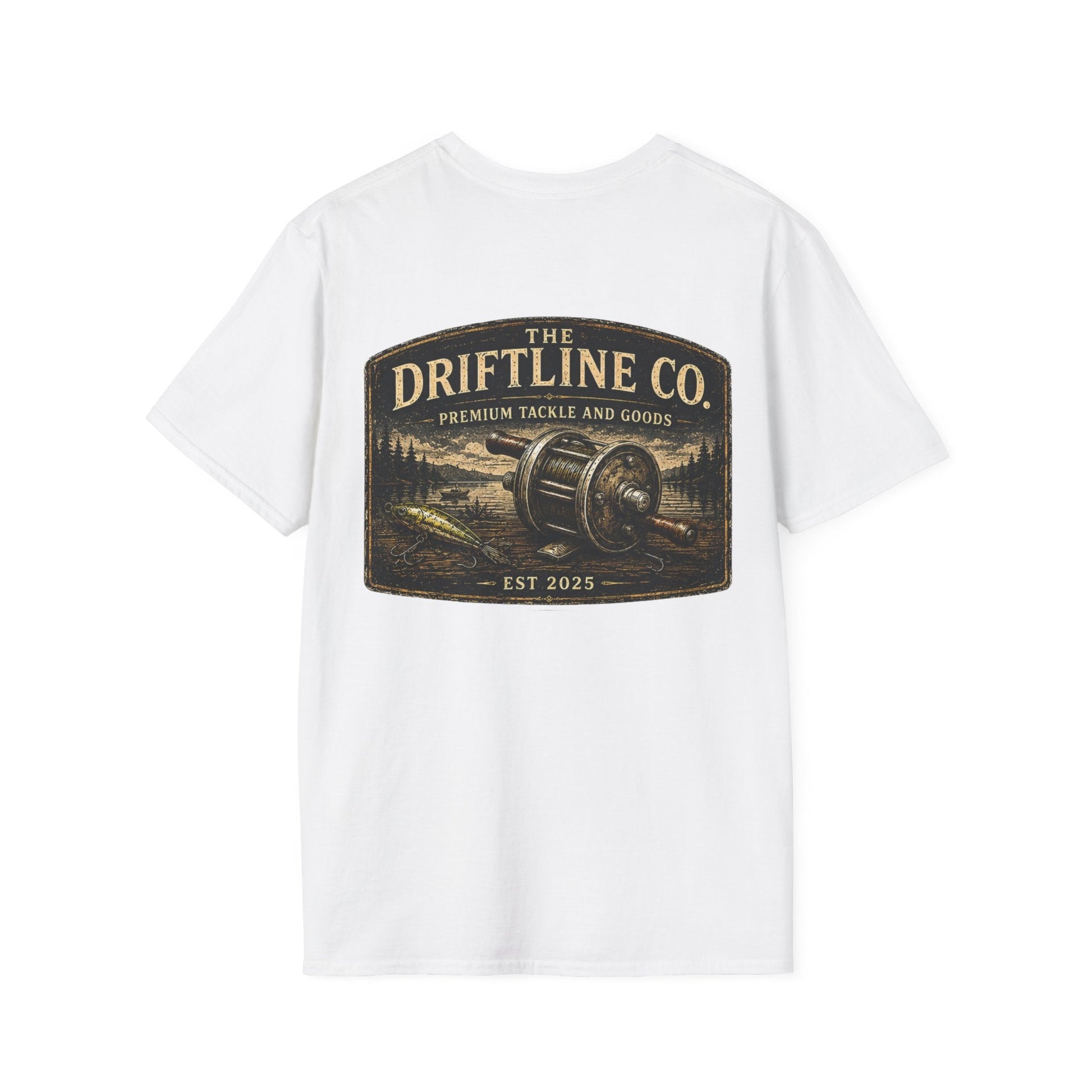 The Driftline Company Premium Tackle & Goods Fishing T-Shirt - SJM Print Store