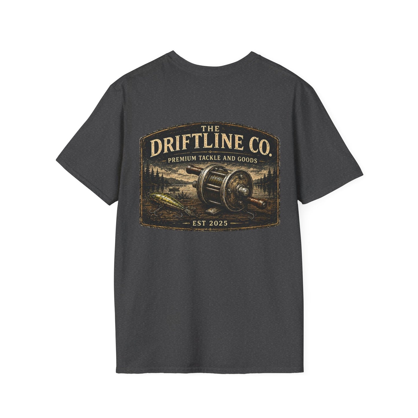 The Driftline Company Premium Tackle & Goods Fishing T-Shirt - SJM Print Store