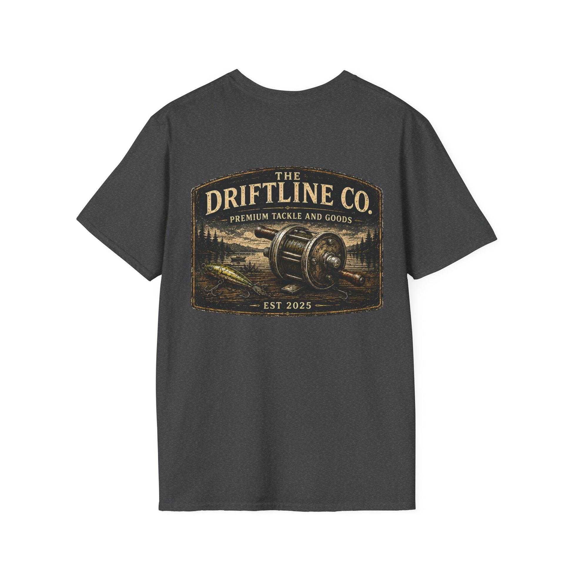 The Driftline Company Premium Tackle & Goods Fishing T-Shirt - SJM Print Store