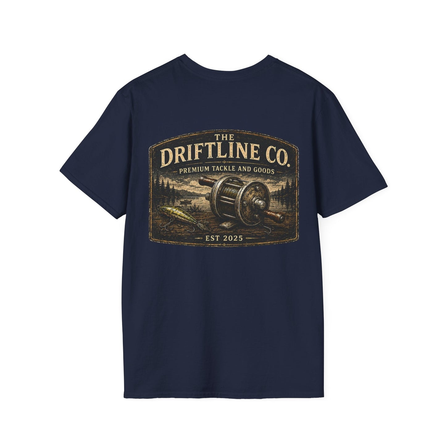 The Driftline Company Premium Tackle & Goods Fishing T-Shirt - SJM Print Store