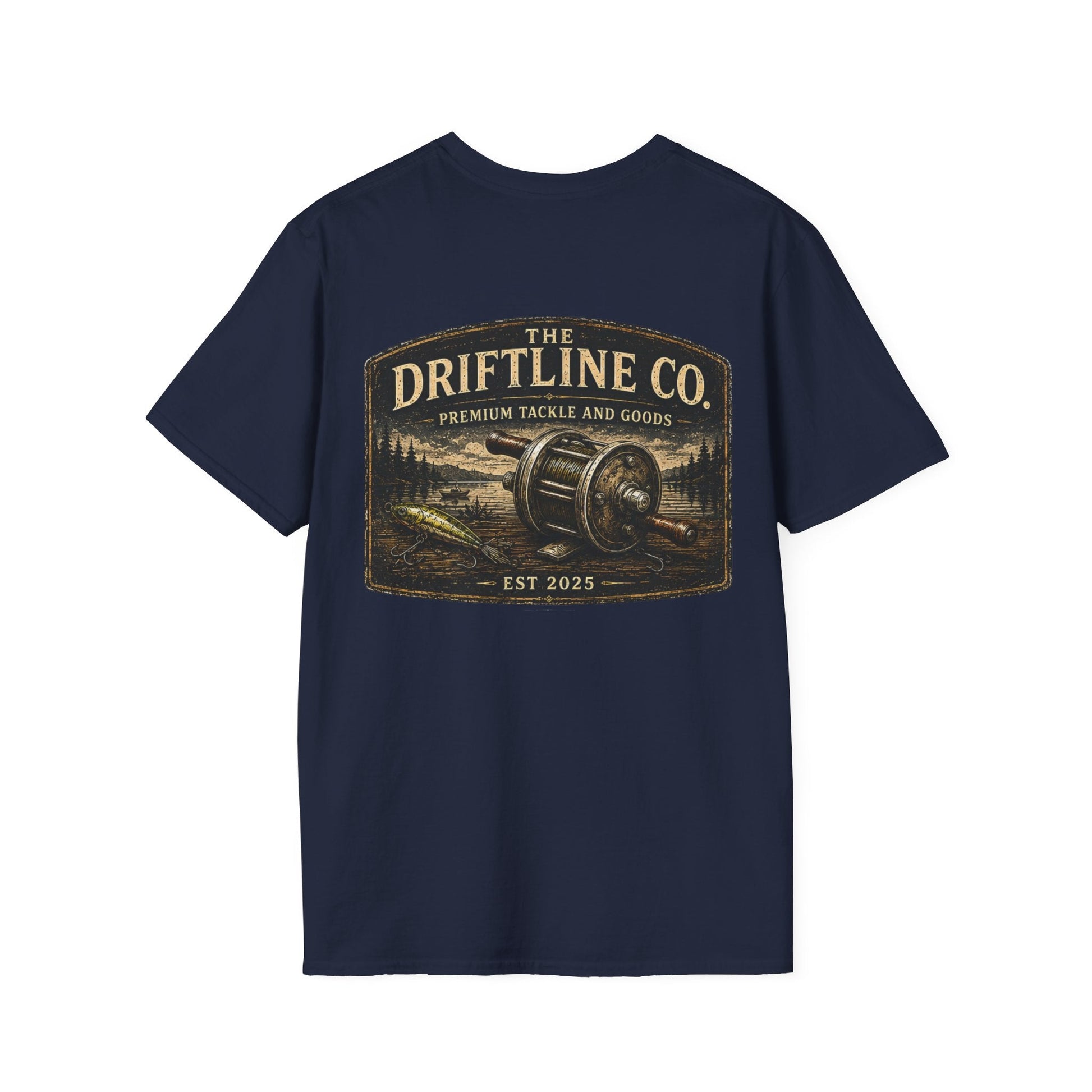 The Driftline Company Premium Tackle & Goods Fishing T-Shirt - SJM Print Store