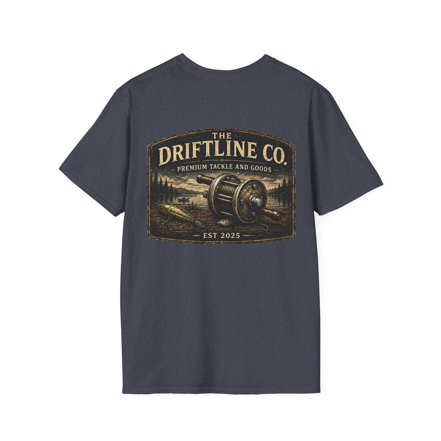 The Driftline Company Premium Tackle & Goods Fishing T-Shirt - SJM Print Store