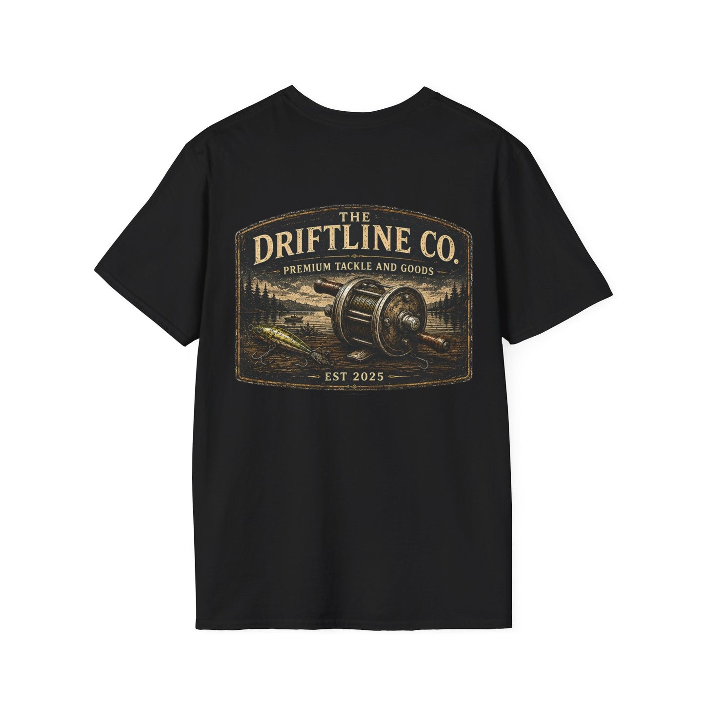 The Driftline Company Premium Tackle & Goods Fishing T-Shirt - SJM Print Store