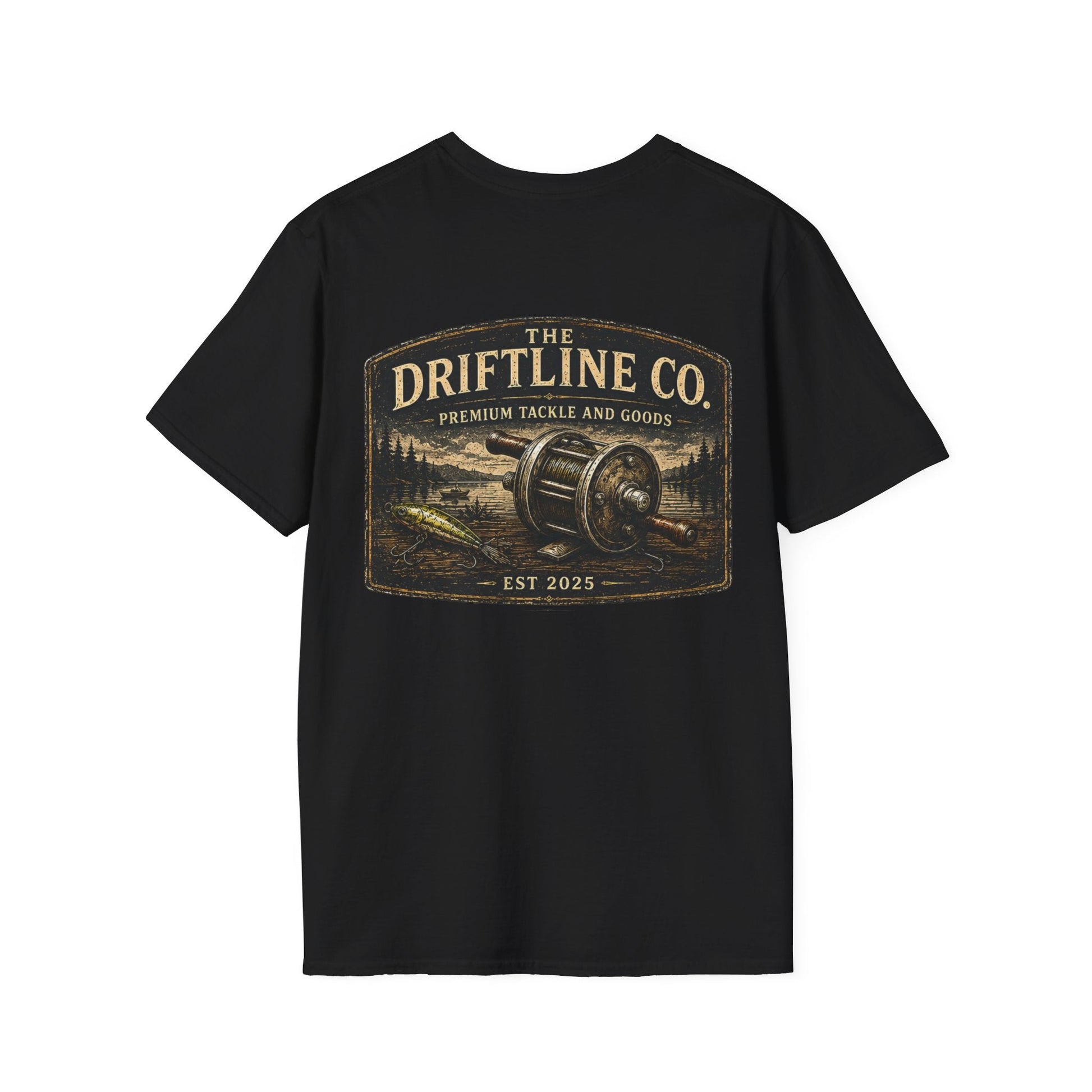 The Driftline Company Premium Tackle & Goods Fishing T-Shirt - SJM Print Store