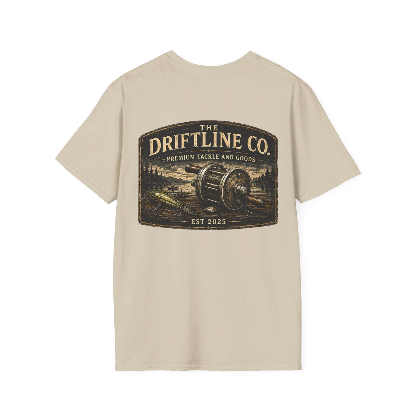 The Driftline Company Premium Tackle & Goods Fishing T-Shirt - SJM Print Store