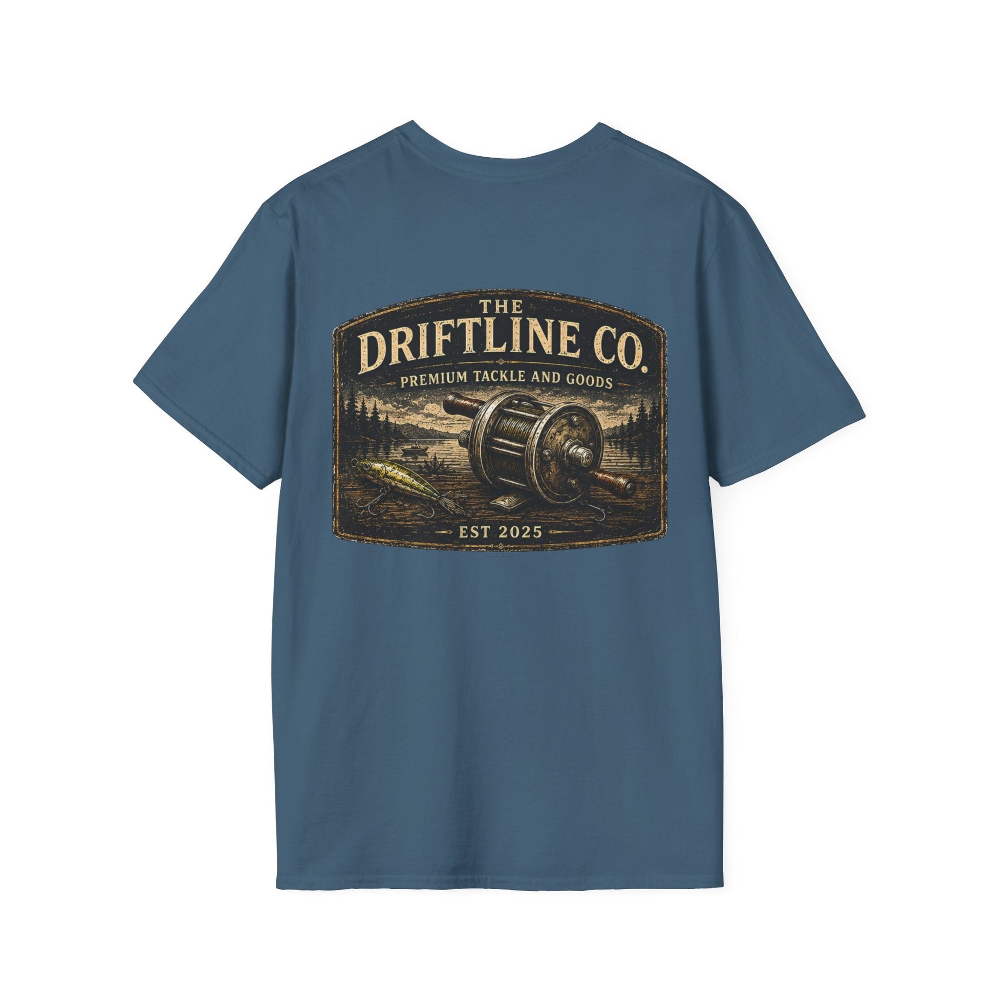 The Driftline Company Premium Tackle & Goods Fishing T-Shirt - SJM Print Store