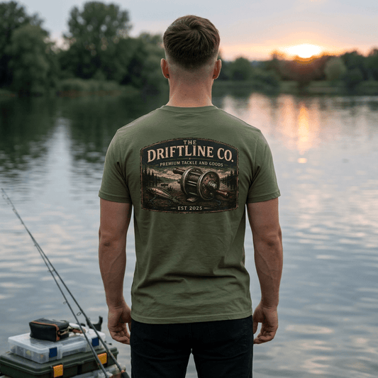 The Driftline Company Premium Tackle & Goods Fishing T-Shirt - SJM Print Store