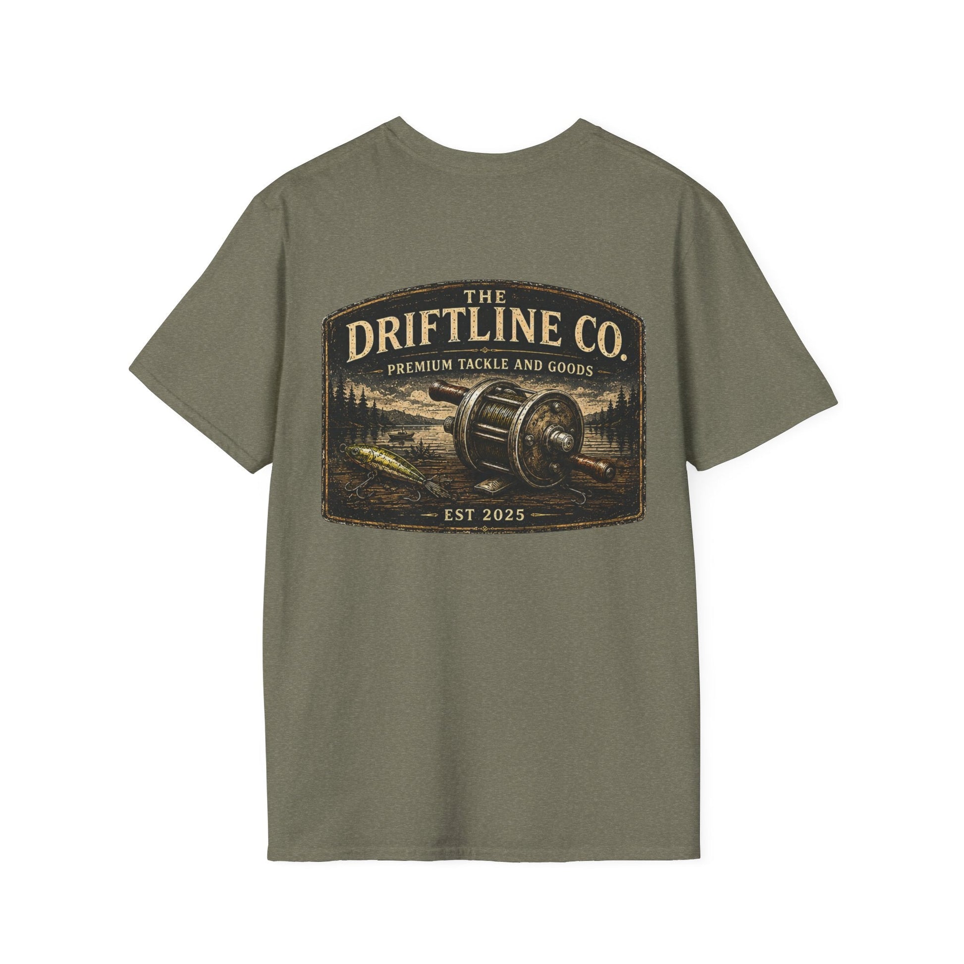 The Driftline Company Premium Tackle & Goods Fishing T-Shirt - SJM Print Store