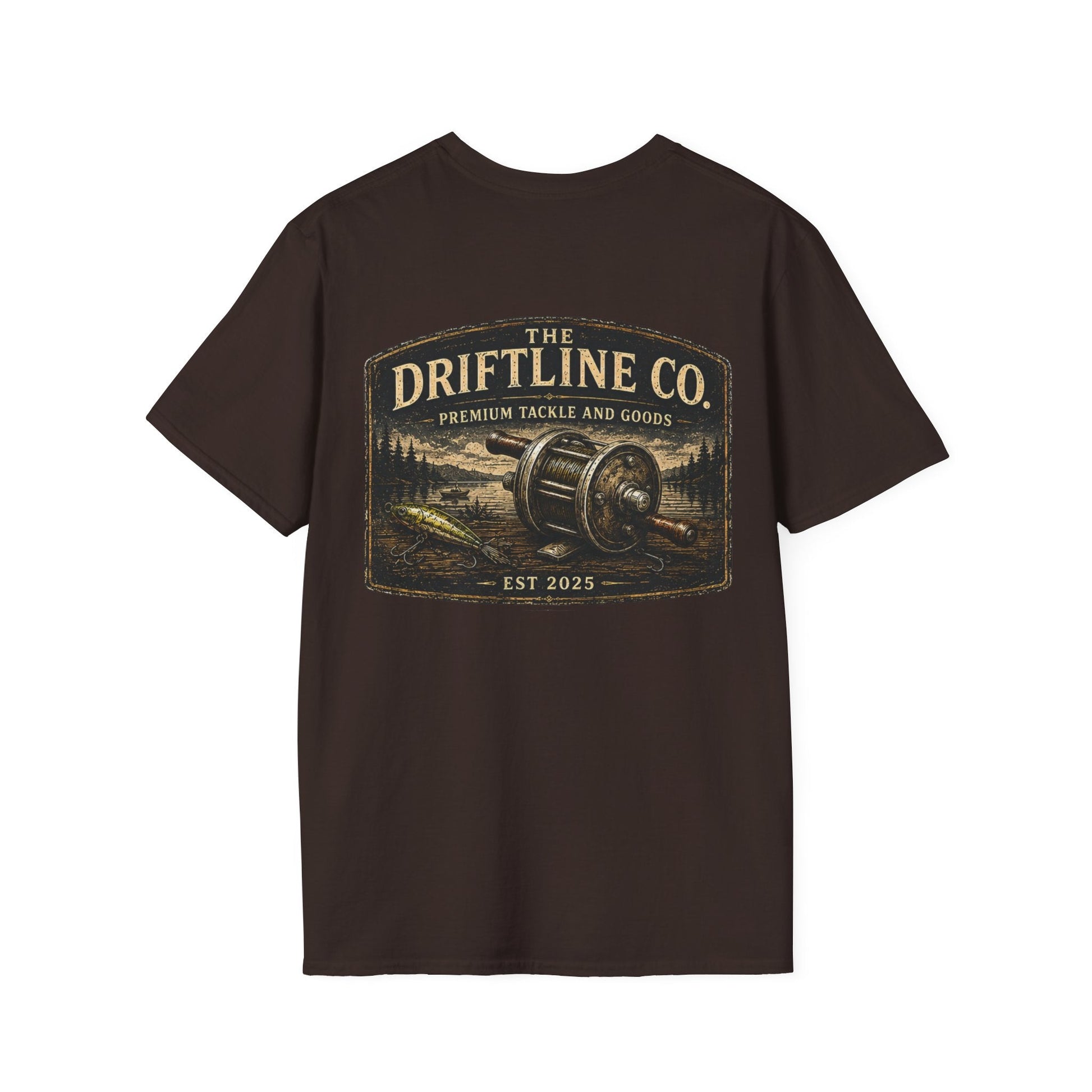 The Driftline Company Premium Tackle & Goods Fishing T-Shirt - SJM Print Store