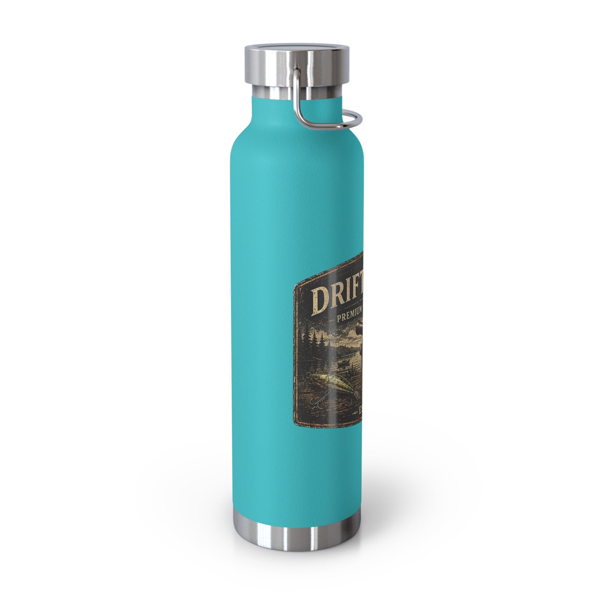 The Driftline Company Premium Tackle & Goods Insulated Flask | Stainless Steel Fishing Bottle - SJM Print Store
