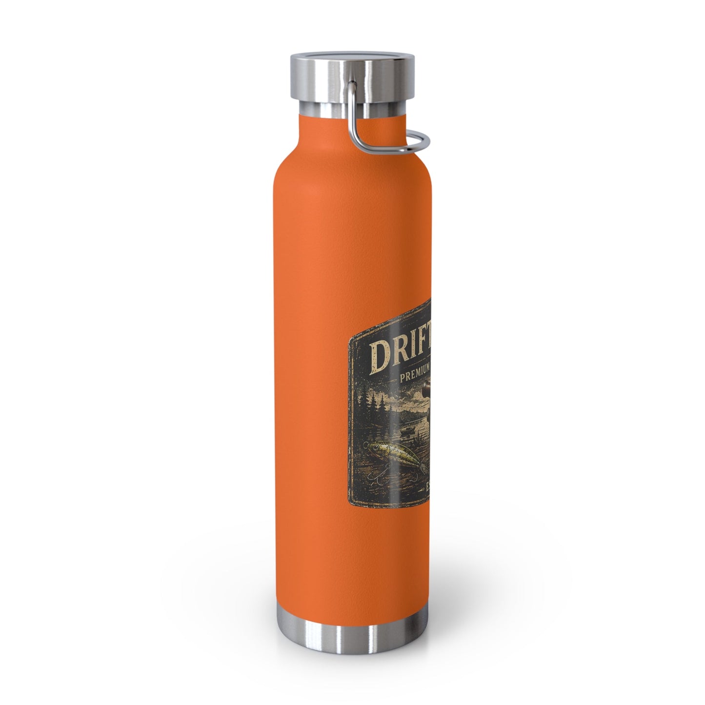 The Driftline Company Premium Tackle & Goods Insulated Flask | Stainless Steel Fishing Bottle - SJM Print Store