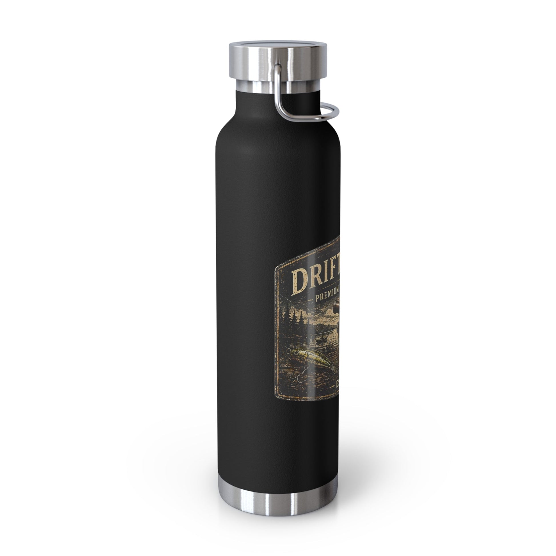 The Driftline Company Premium Tackle & Goods Insulated Flask | Stainless Steel Fishing Bottle - SJM Print Store