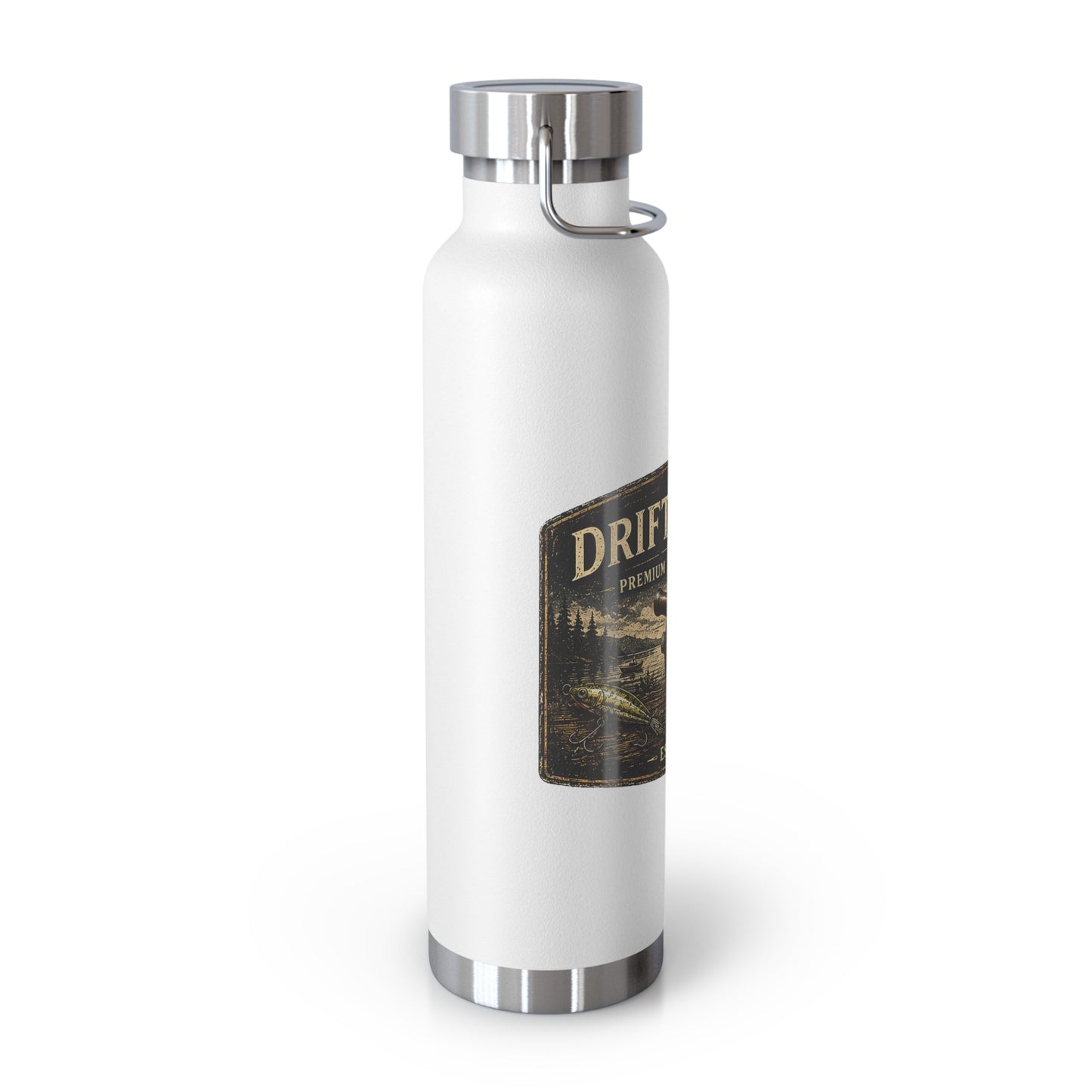 The Driftline Company Premium Tackle & Goods Insulated Flask | Stainless Steel Fishing Bottle - SJM Print Store