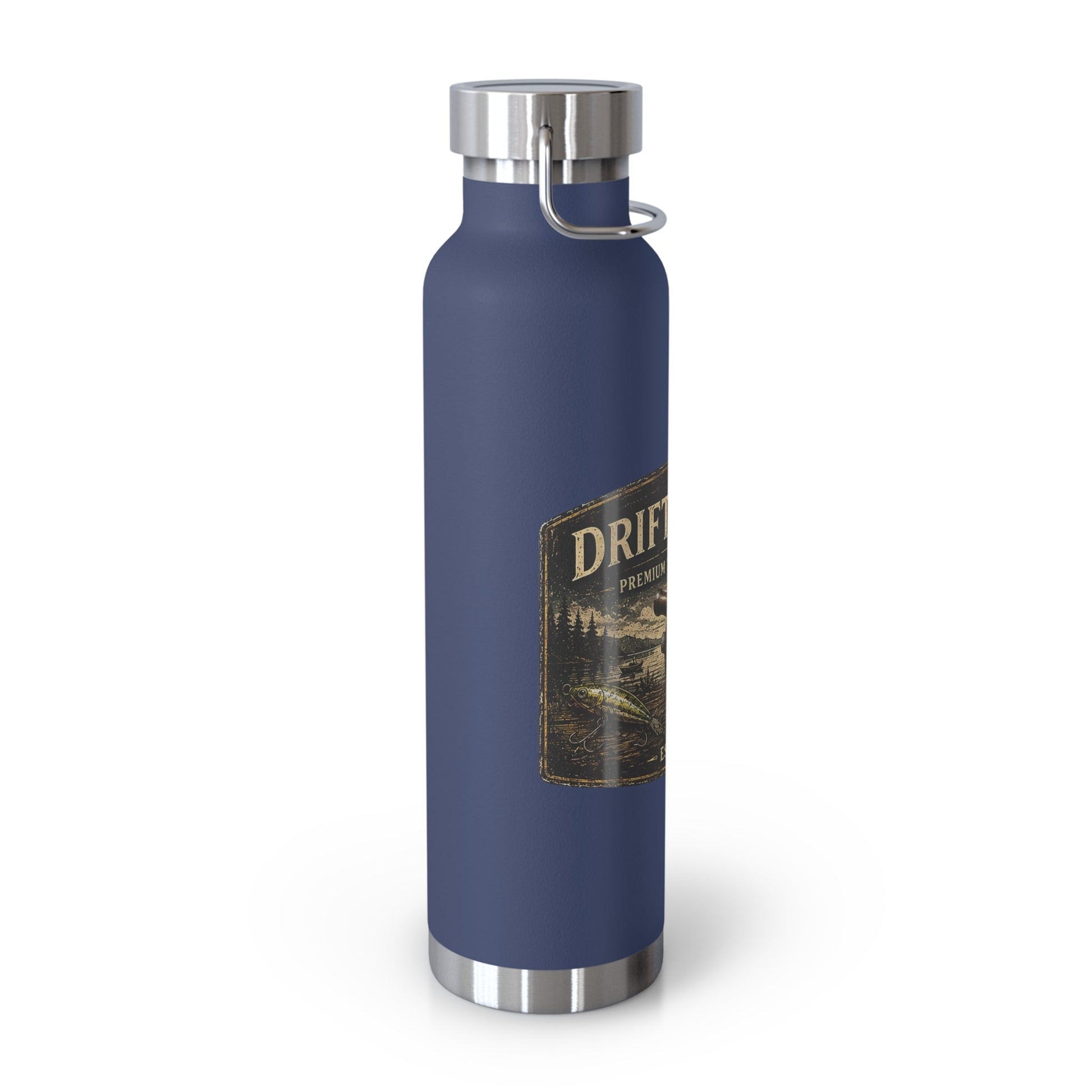 The Driftline Company Premium Tackle & Goods Insulated Flask | Stainless Steel Fishing Bottle - SJM Print Store