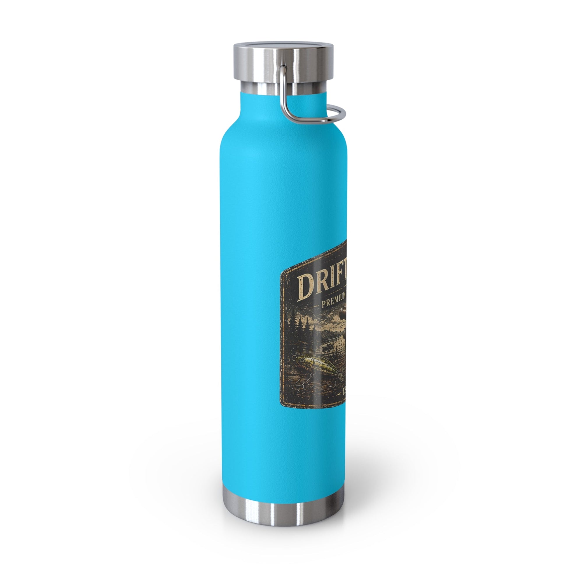 The Driftline Company Premium Tackle & Goods Insulated Flask | Stainless Steel Fishing Bottle - SJM Print Store