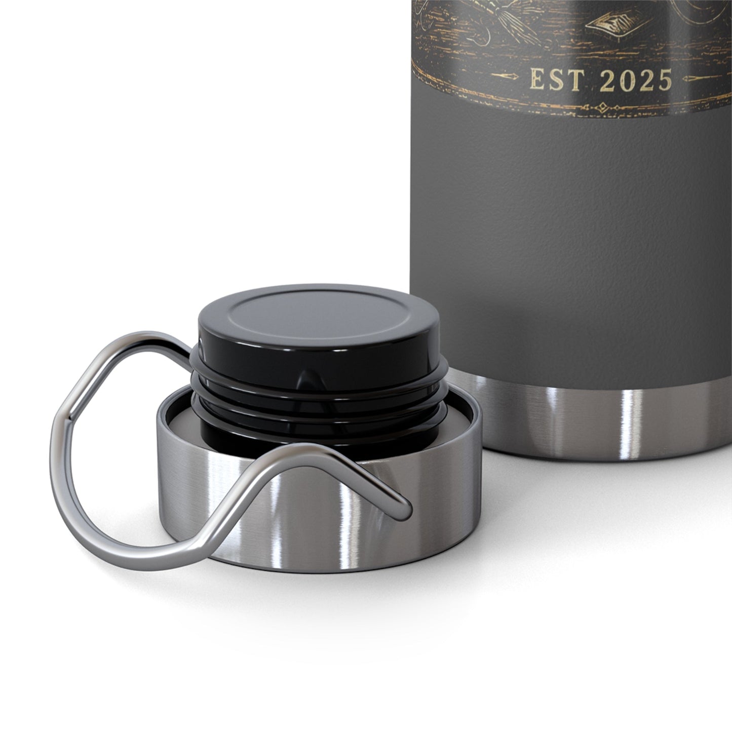 The Driftline Company Premium Tackle & Goods Insulated Flask | Stainless Steel Fishing Bottle - SJM Print Store