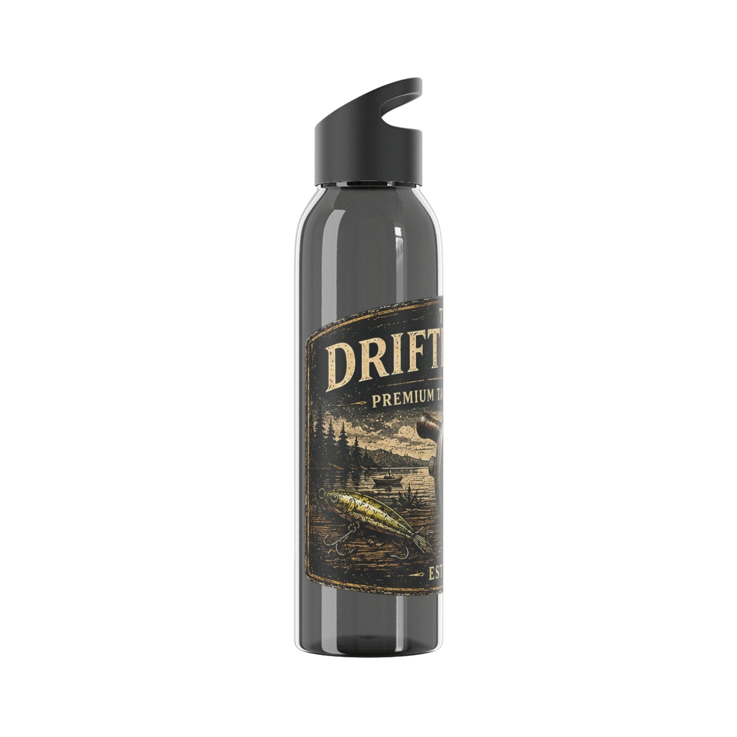 The Driftline Company Premium Tackle & Goods Sports Water Bottle | Fishing Bottle - SJM Print Store