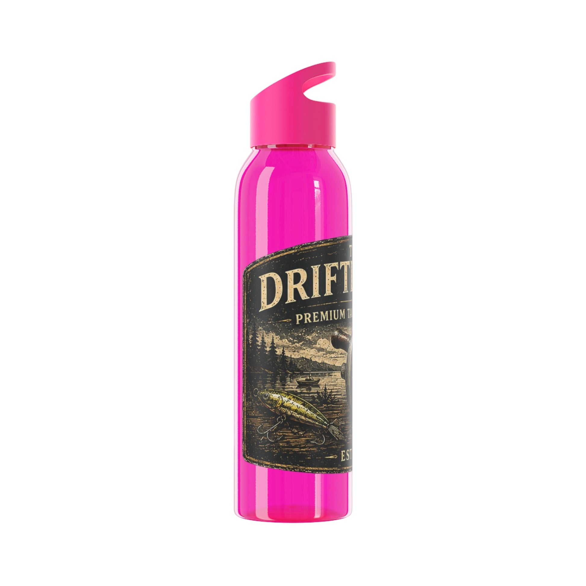 The Driftline Company Premium Tackle & Goods Sports Water Bottle | Fishing Bottle - SJM Print Store