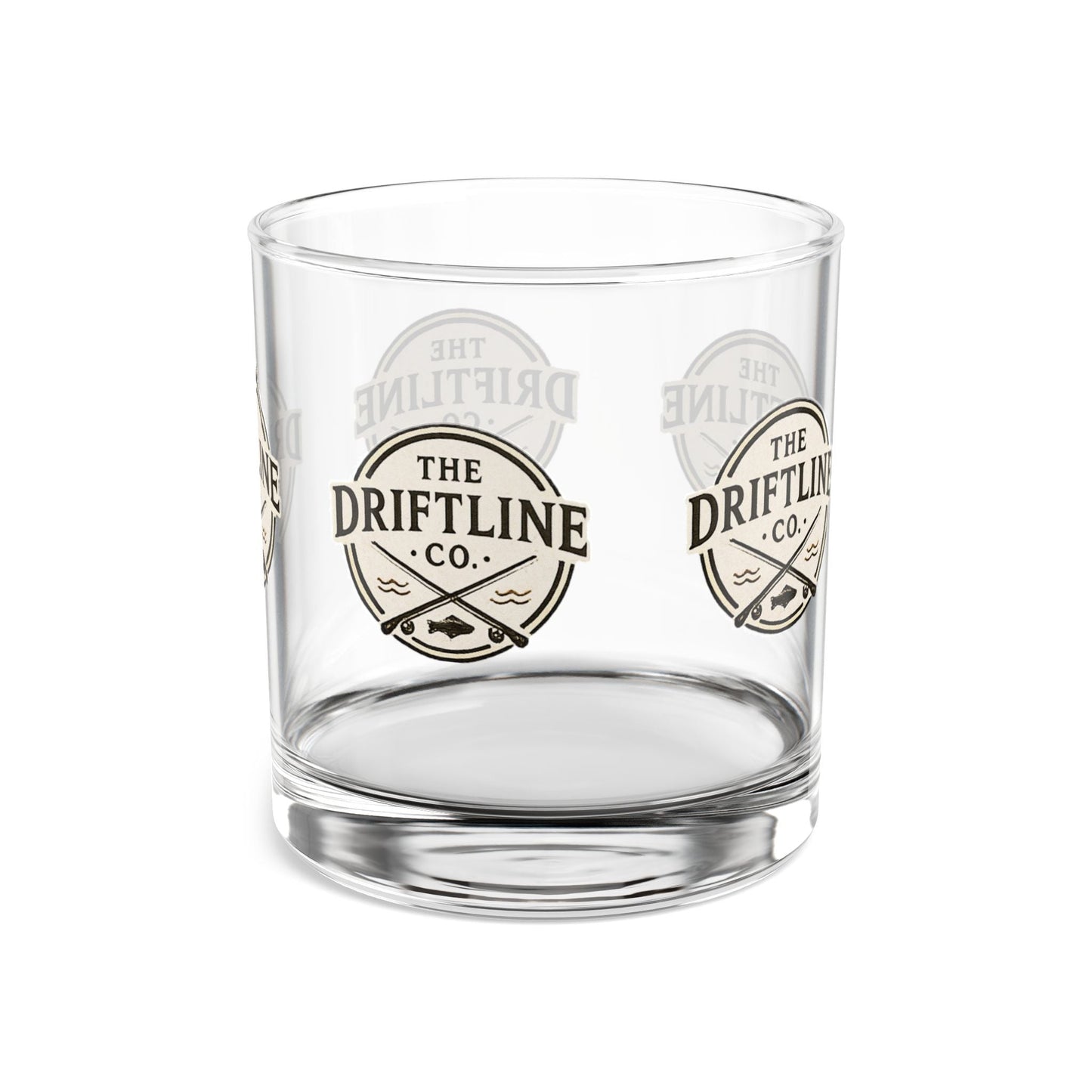The Driftline Company Vintage Logo Glass Tumbler - SJM Print Store