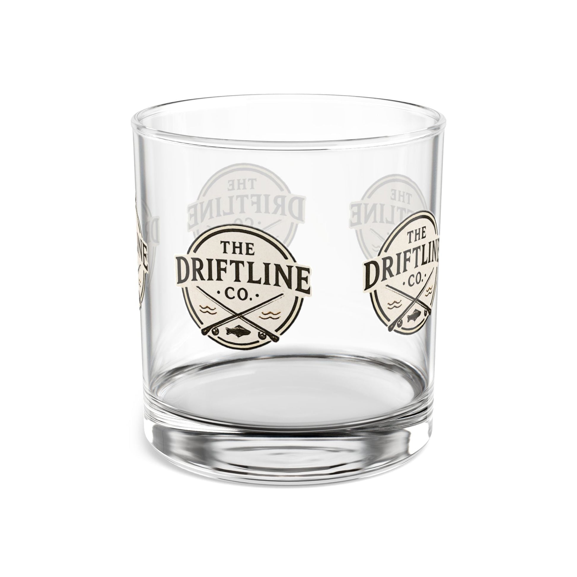 The Driftline Company Vintage Logo Glass Tumbler - SJM Print Store