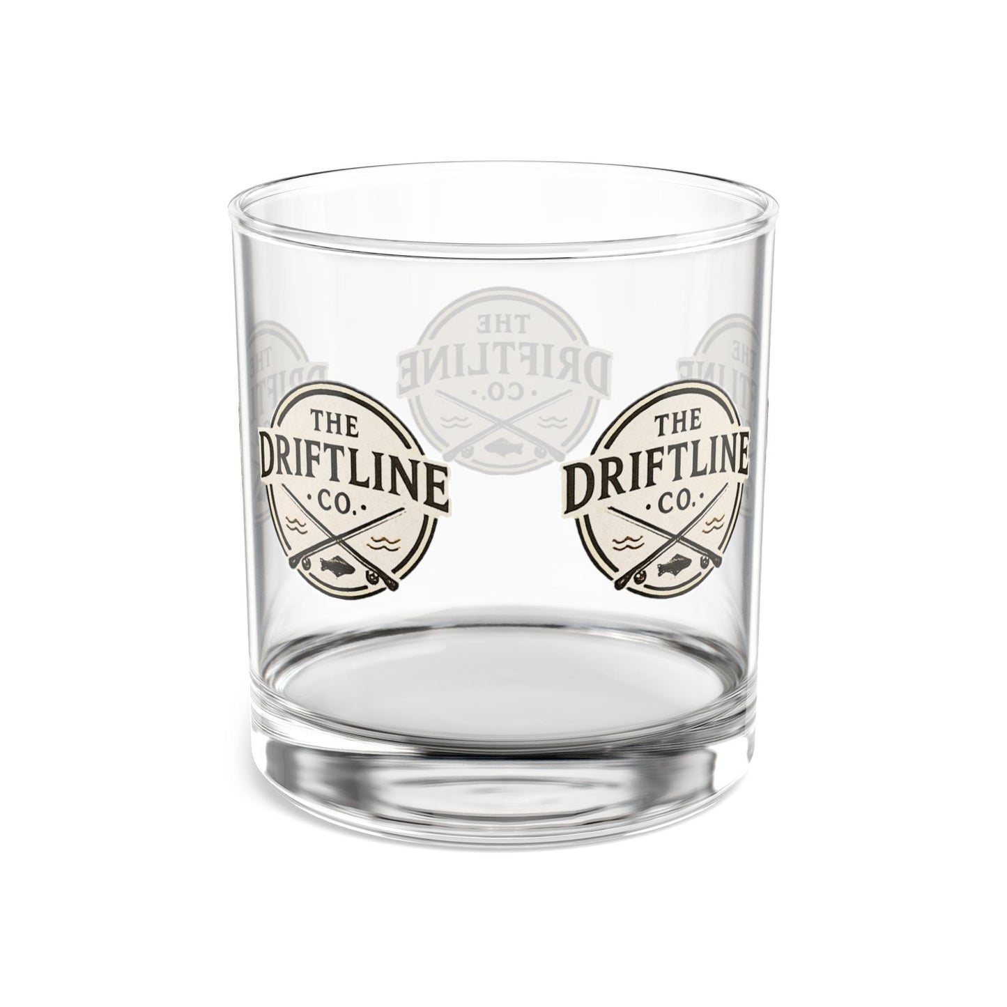 The Driftline Company Vintage Logo Glass Tumbler - SJM Print Store
