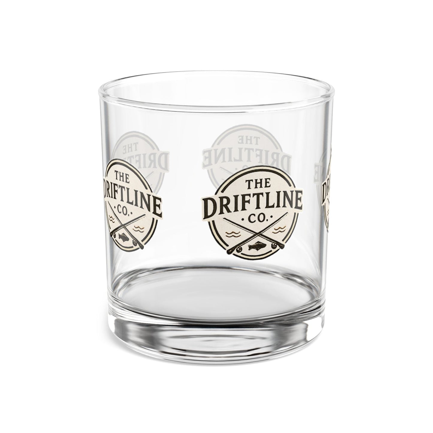 The Driftline Company Vintage Logo Glass Tumbler - SJM Print Store