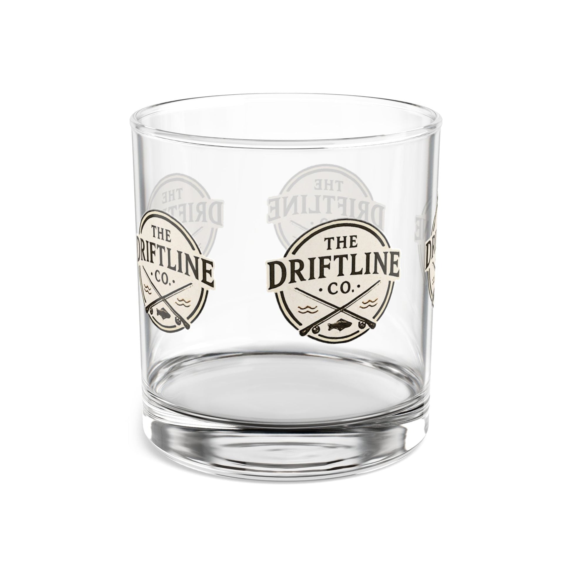 The Driftline Company Vintage Logo Glass Tumbler - SJM Print Store