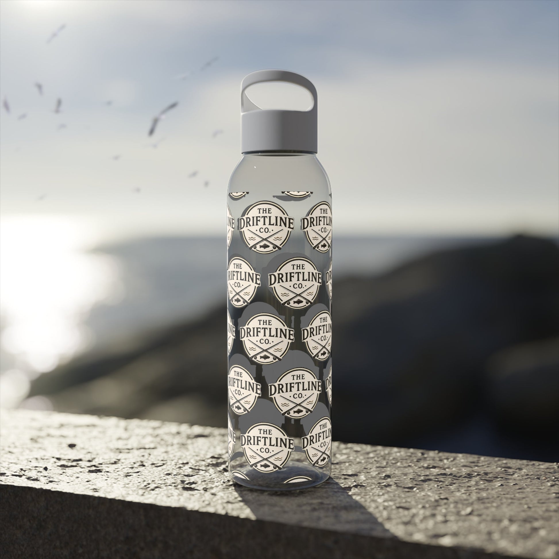 The Driftline Company Vintage Logo Water Bottle - SJM Print Store