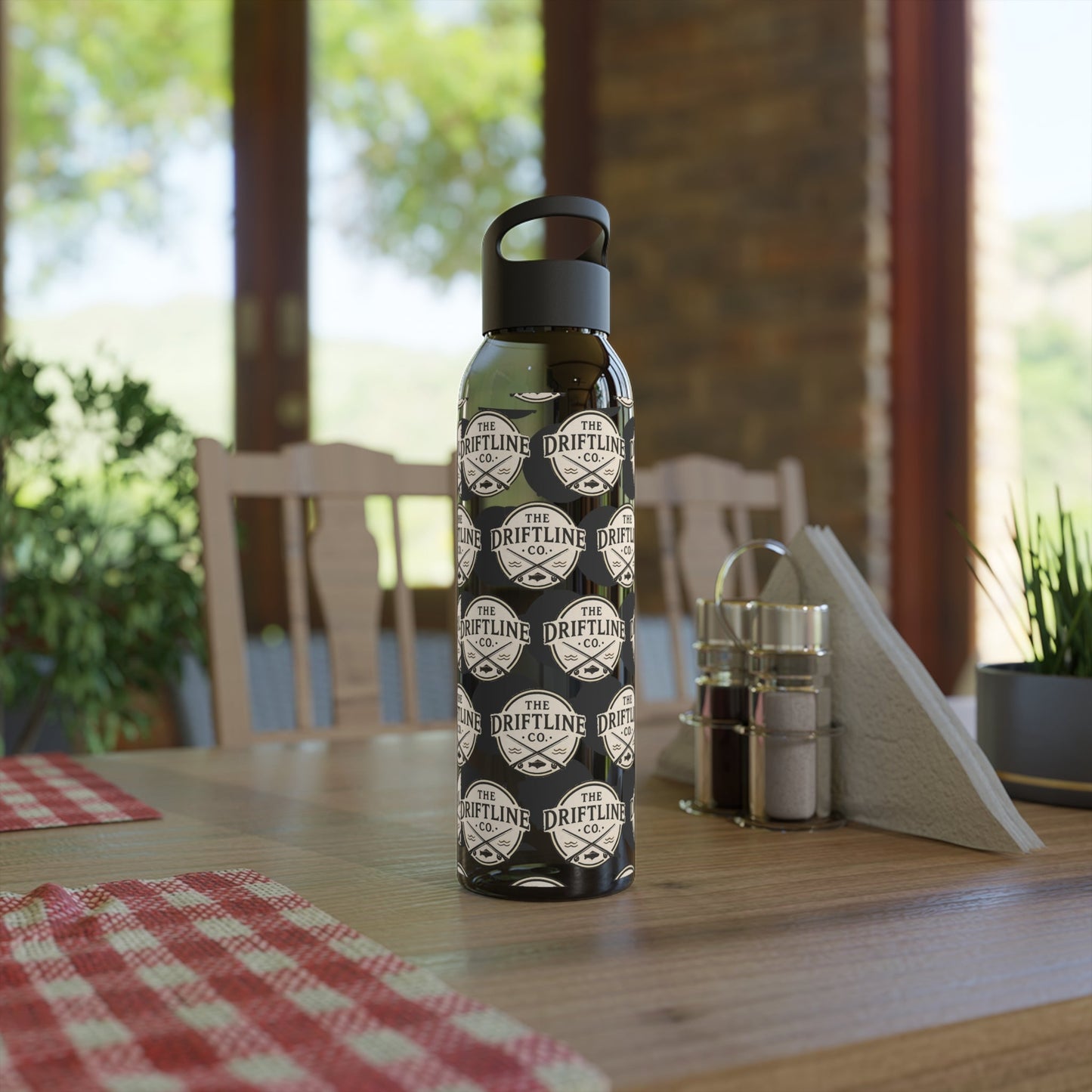 The Driftline Company Vintage Logo Water Bottle - SJM Print Store