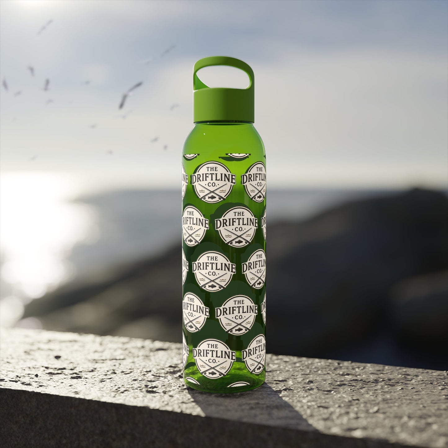 The Driftline Company Vintage Logo Water Bottle - SJM Print Store