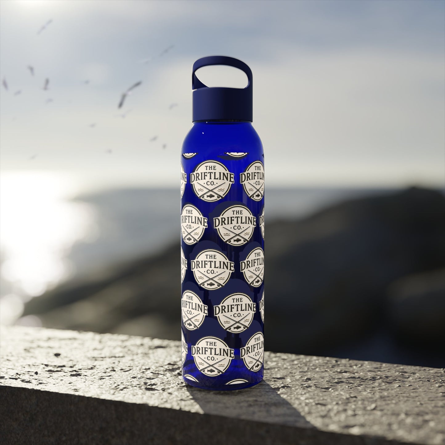 The Driftline Company Vintage Logo Water Bottle - SJM Print Store