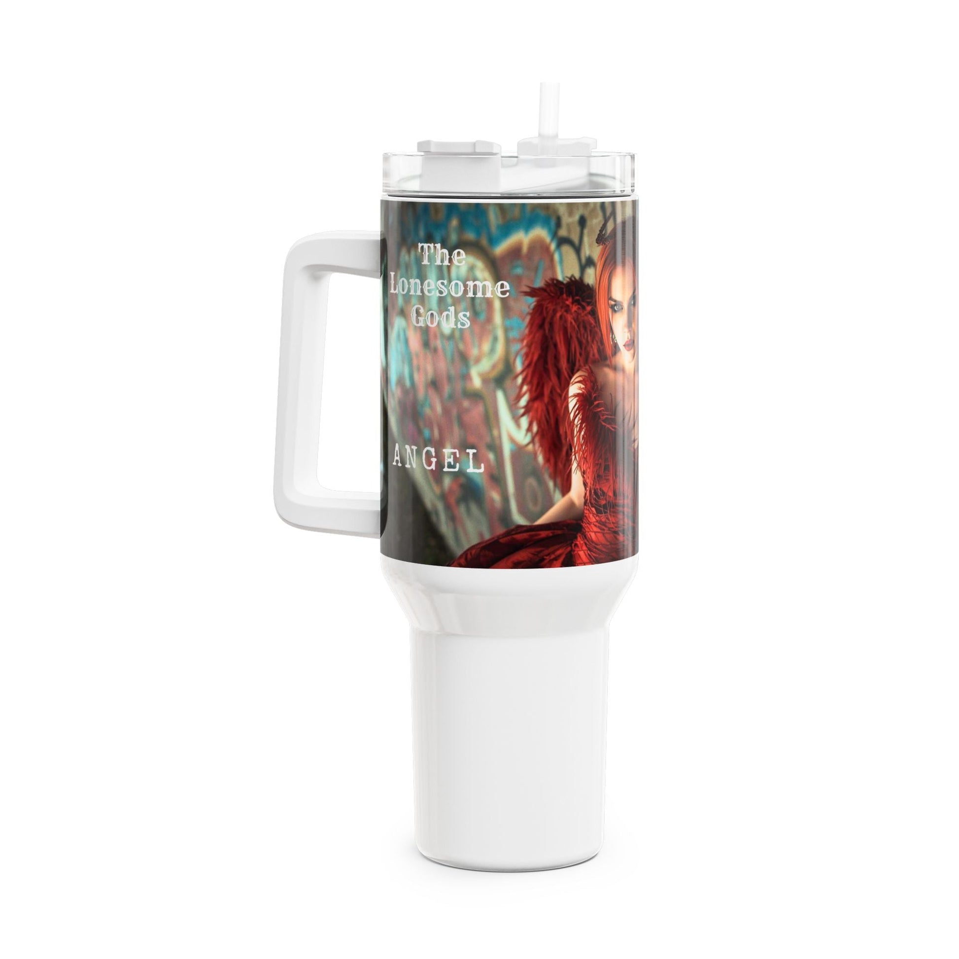 The Lonesome Gods Angel Insulated Mug - SJM Print Store