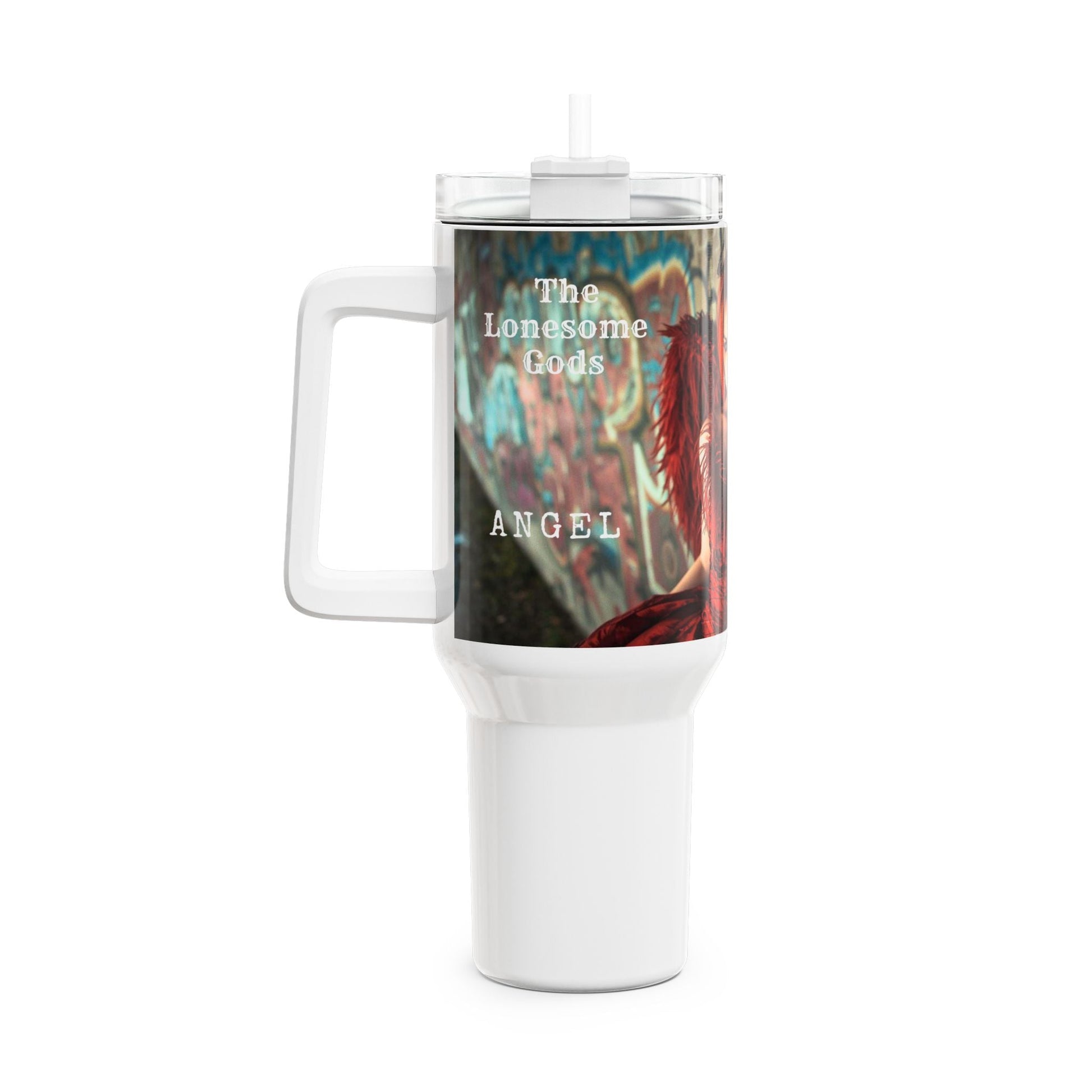 The Lonesome Gods Angel Insulated Mug - SJM Print Store