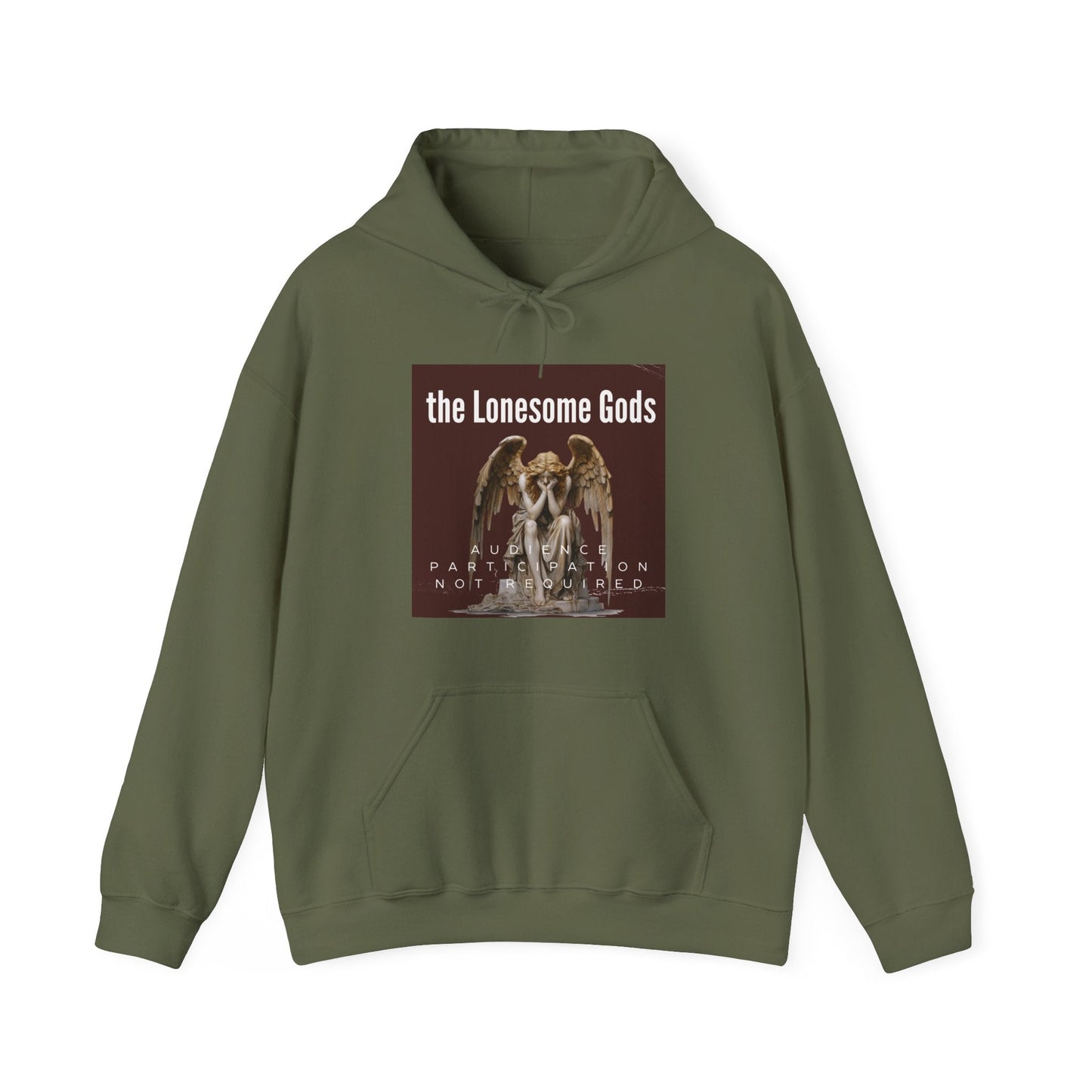 The Lonesome Gods, Audience Participation Not Required Hoodie - SJM Print Store