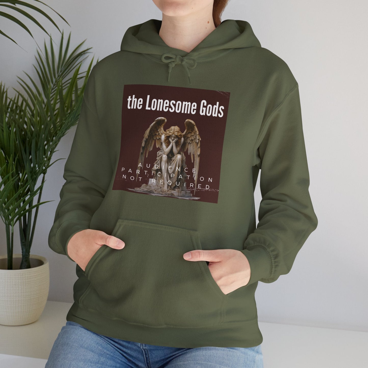 The Lonesome Gods, Audience Participation Not Required Hoodie - SJM Print Store