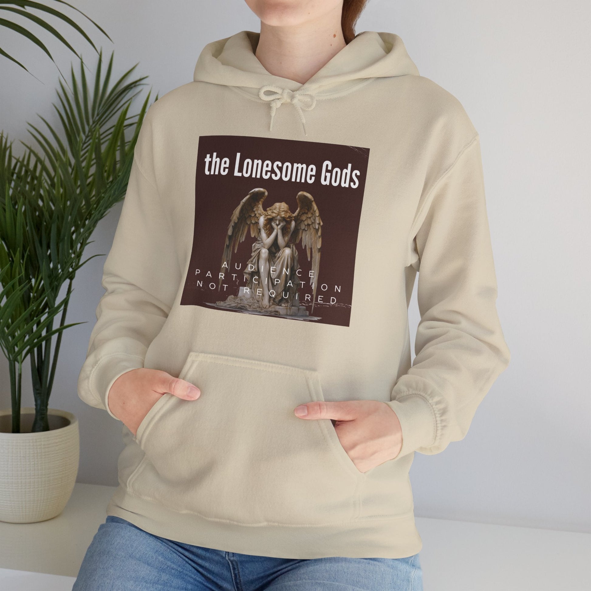 The Lonesome Gods, Audience Participation Not Required Hoodie - SJM Print Store