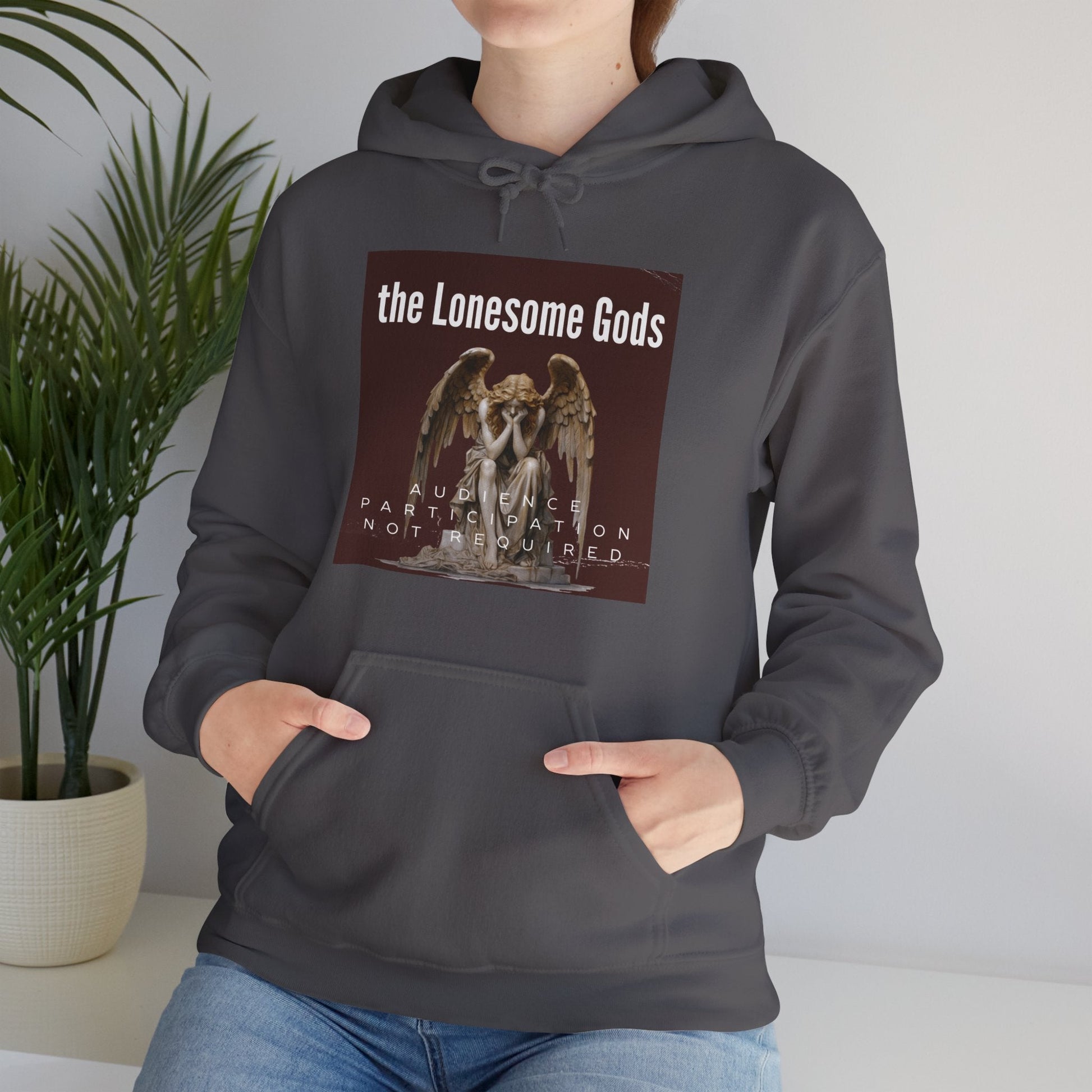 The Lonesome Gods, Audience Participation Not Required Hoodie - SJM Print Store