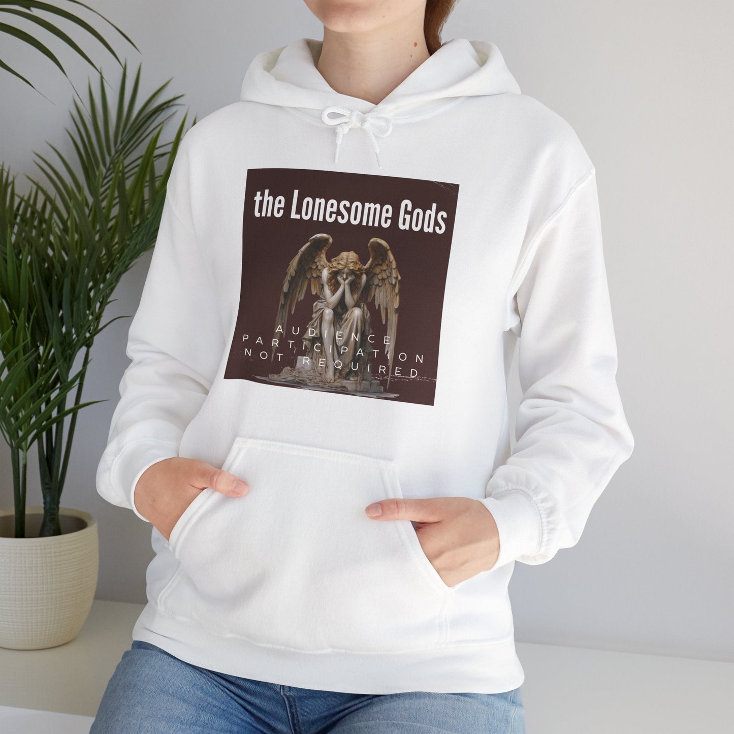 The Lonesome Gods, Audience Participation Not Required Hoodie - SJM Print Store