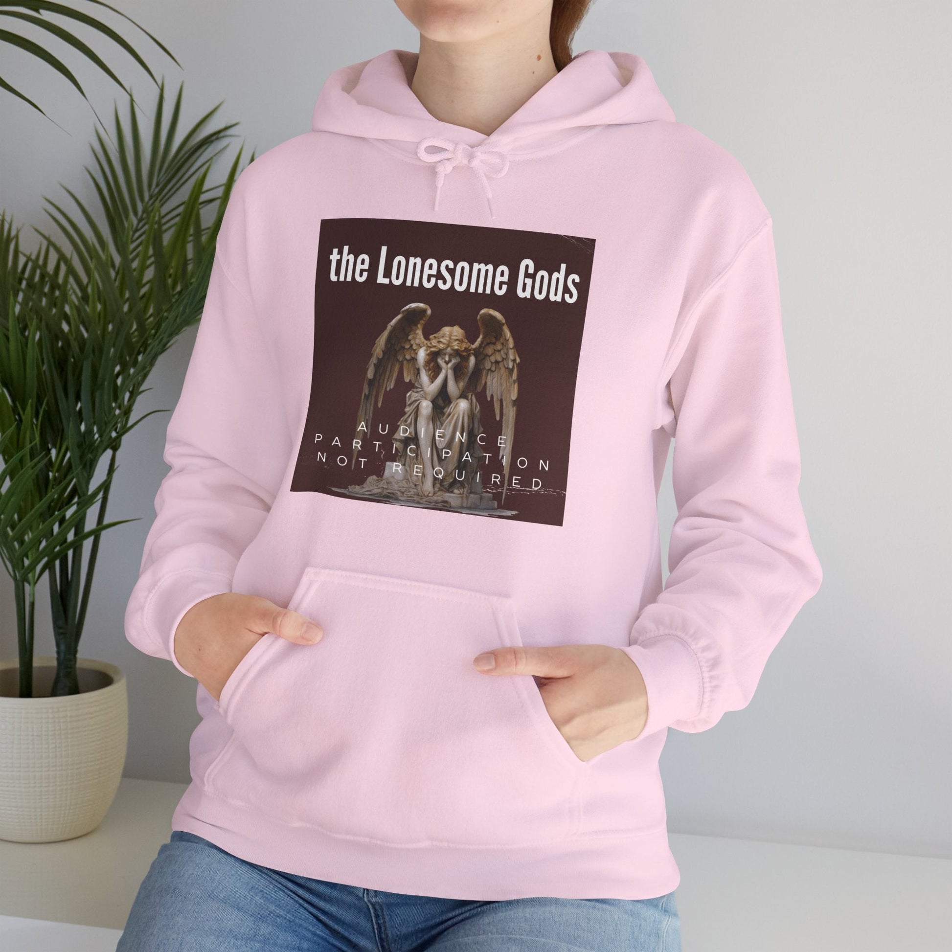 The Lonesome Gods, Audience Participation Not Required Hoodie - SJM Print Store