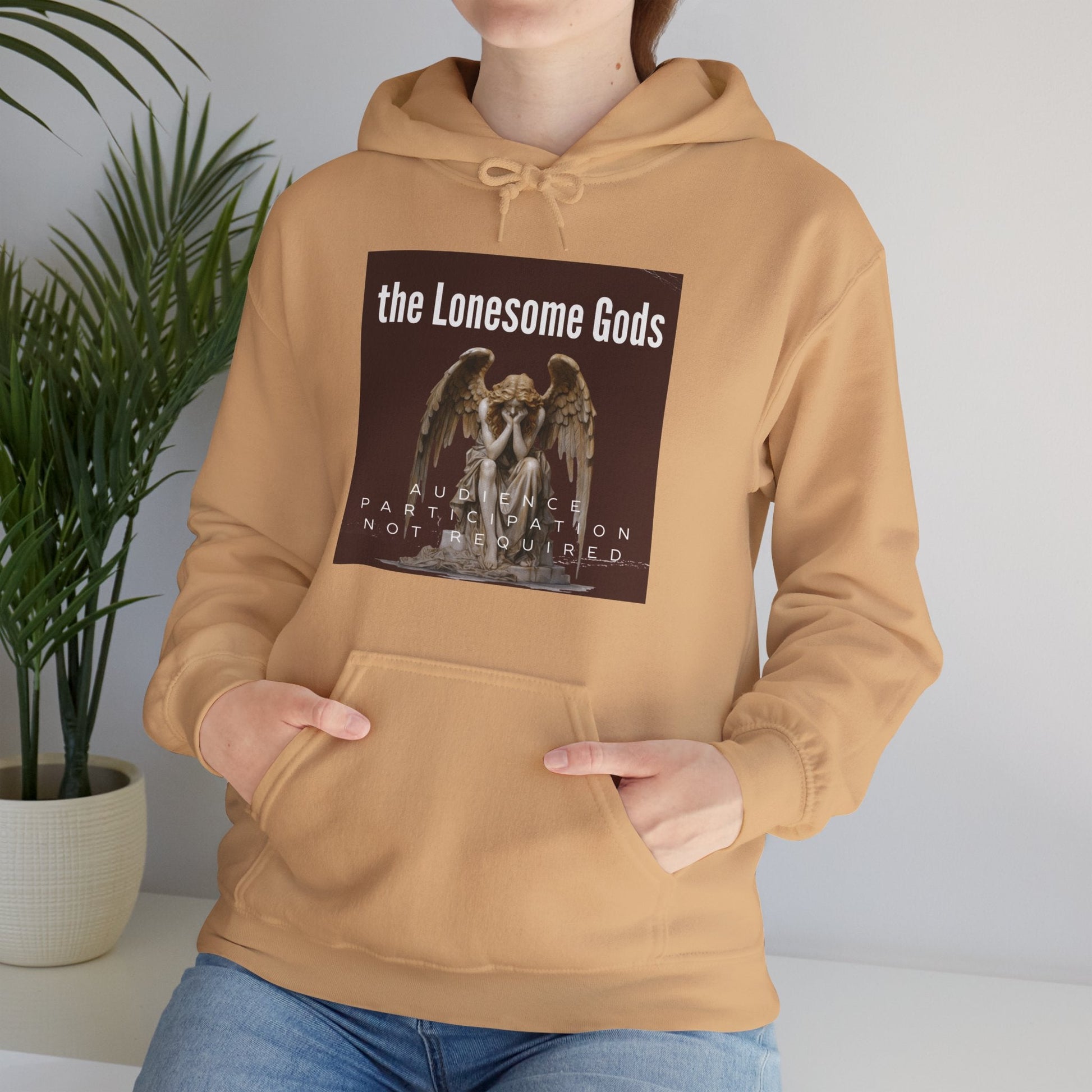 The Lonesome Gods, Audience Participation Not Required Hoodie - SJM Print Store