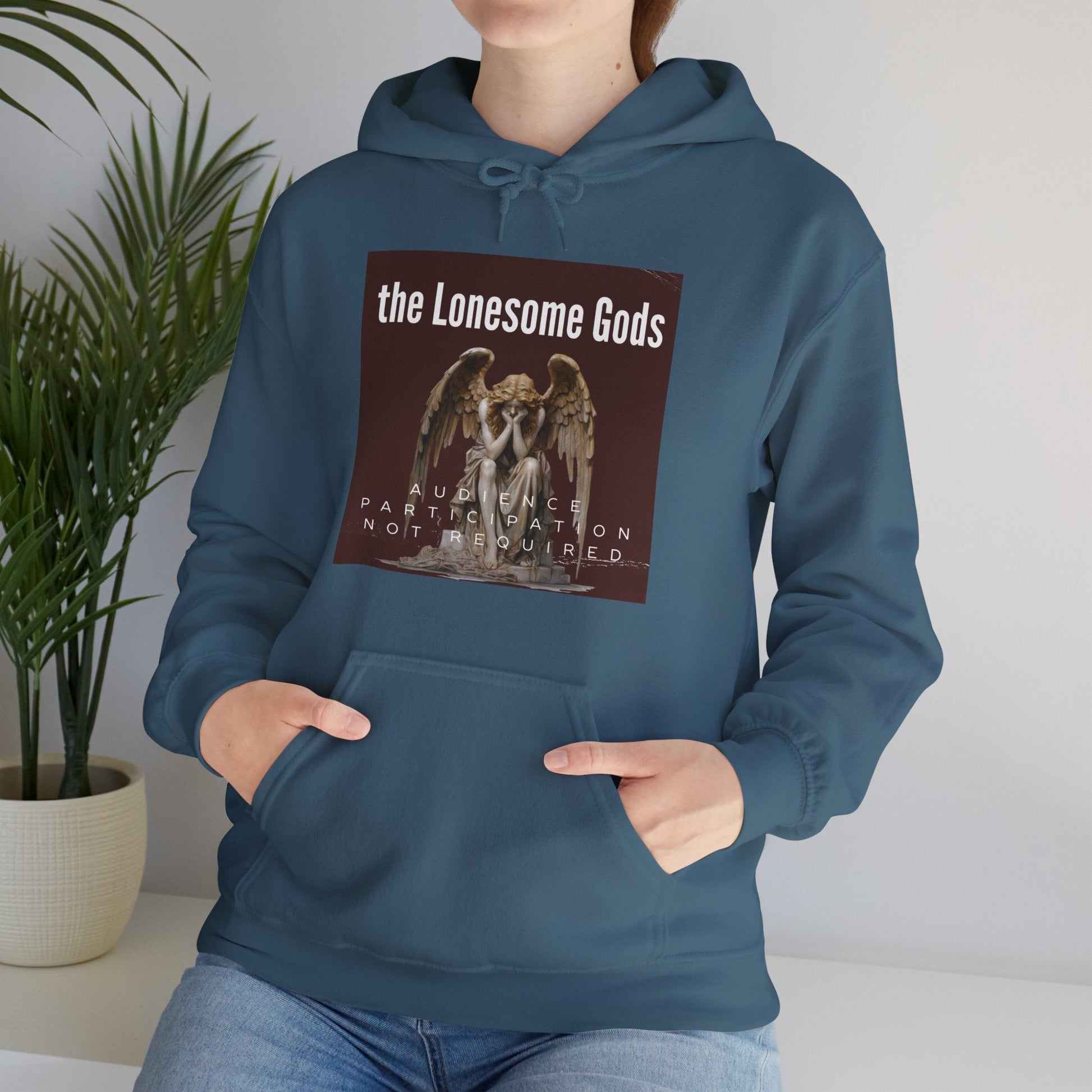 The Lonesome Gods, Audience Participation Not Required Hoodie - SJM Print Store
