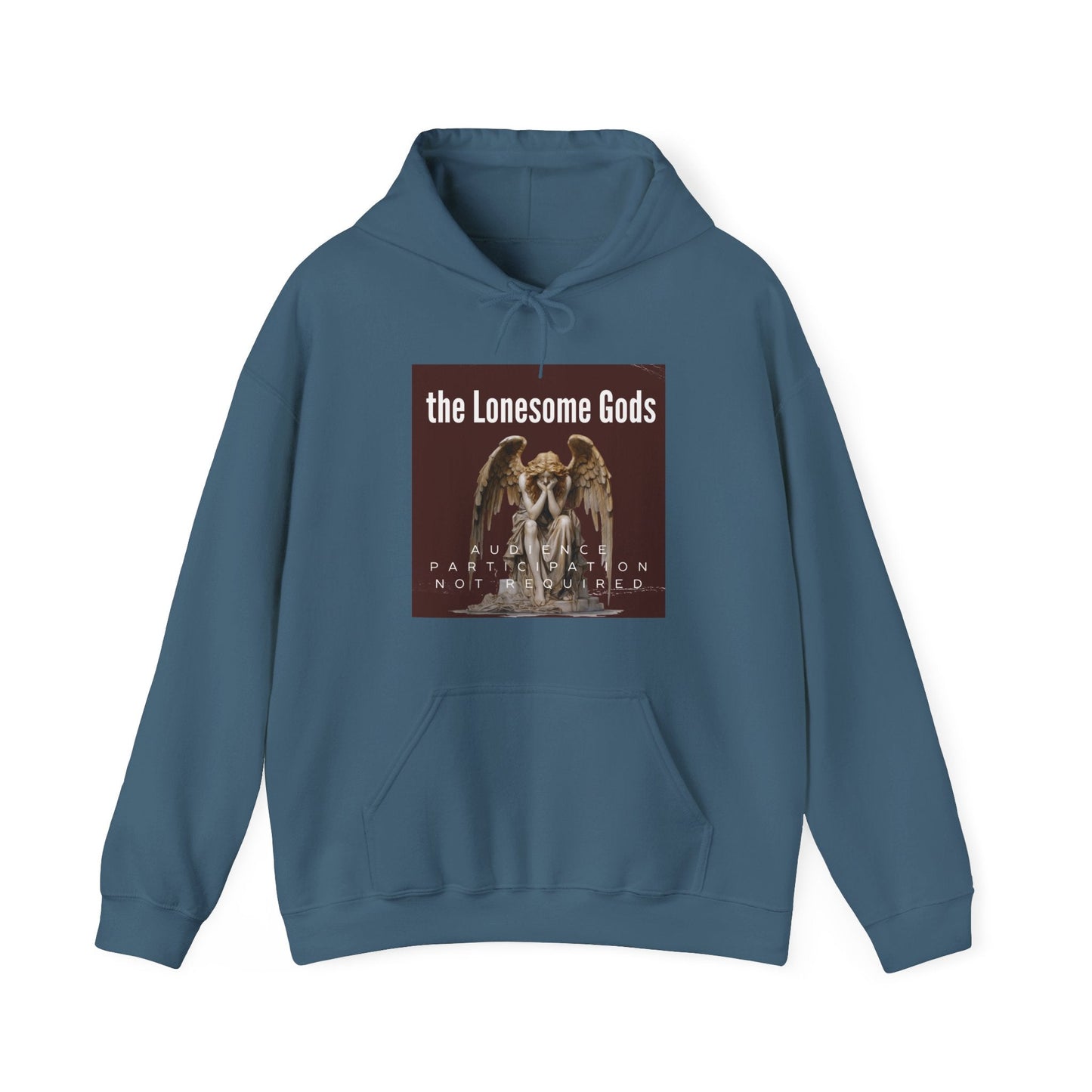 The Lonesome Gods, Audience Participation Not Required Hoodie - SJM Print Store