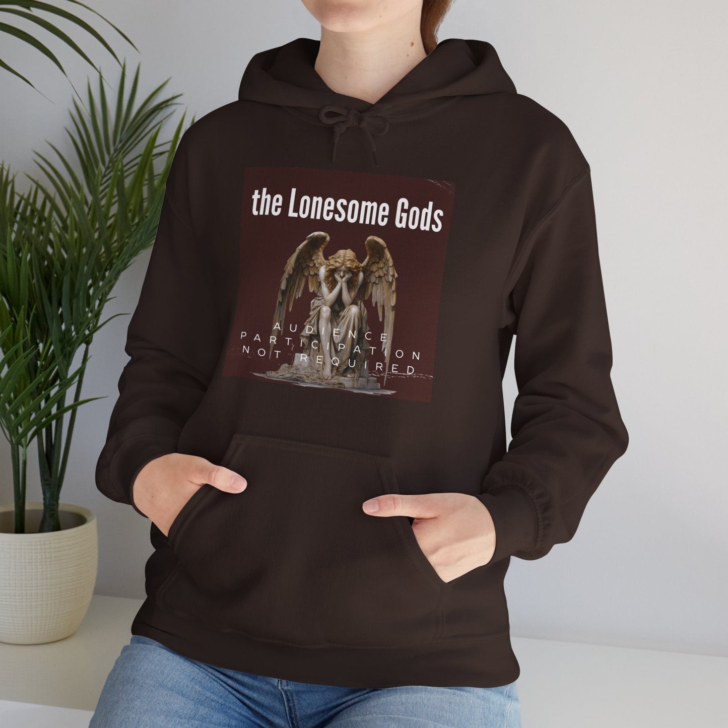 The Lonesome Gods, Audience Participation Not Required Hoodie - SJM Print Store