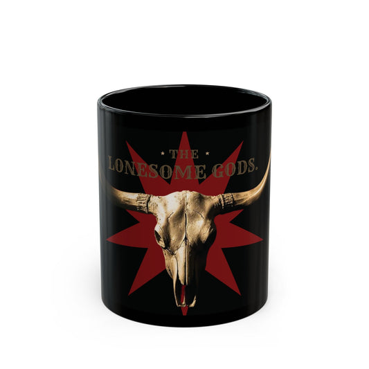 The Lonesome Gods - Black Ceramic Mug - SJM Print Store