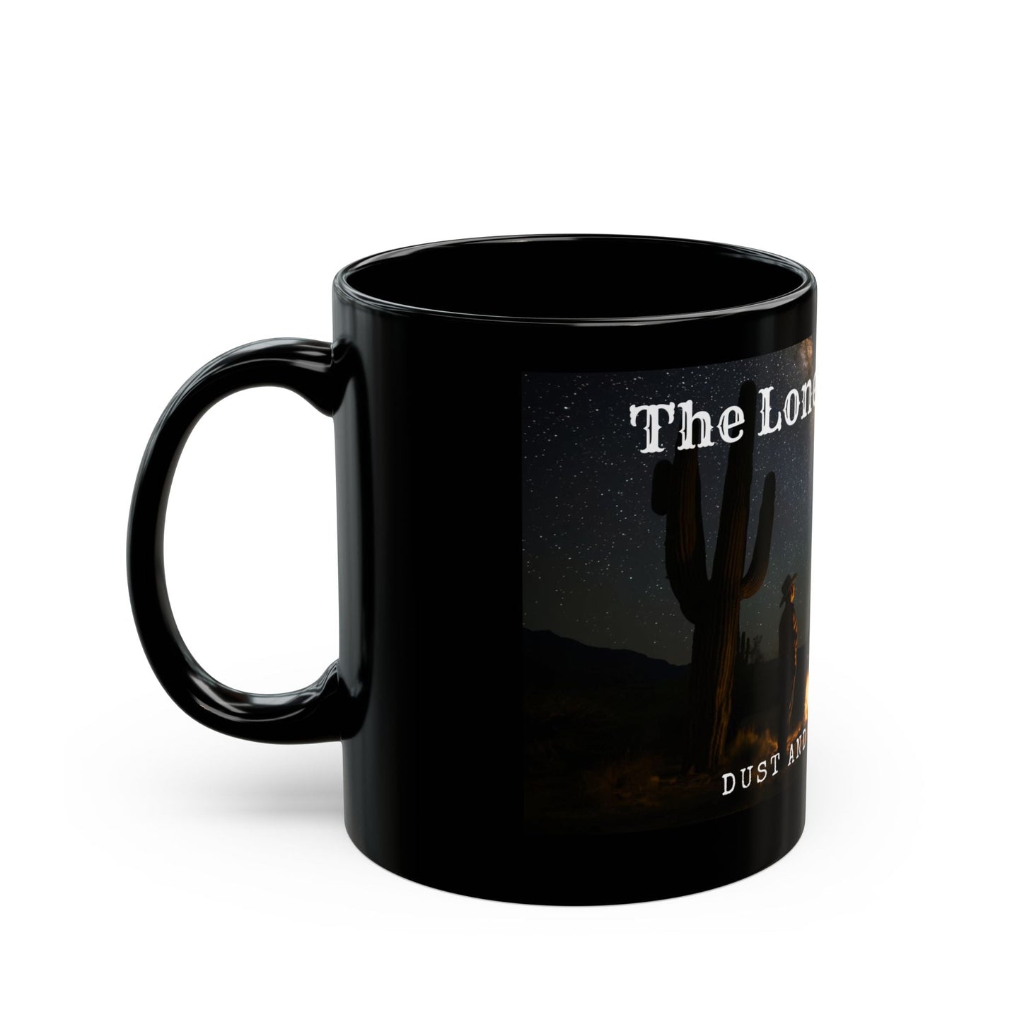 The Lonesome Gods: Dust and a Desert Sky Black Mug - SJM Print Store