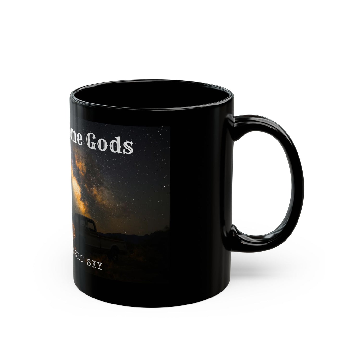 The Lonesome Gods: Dust and a Desert Sky Black Mug - SJM Print Store