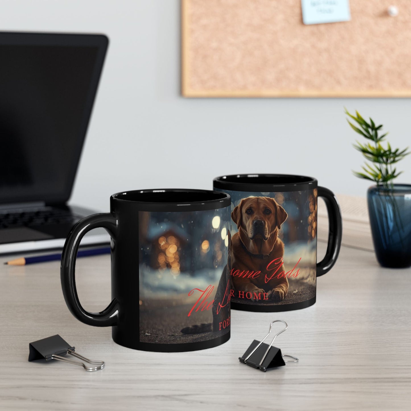 The Lonesome Gods - Forever Home for Christmas - Mug - SJM Print Store