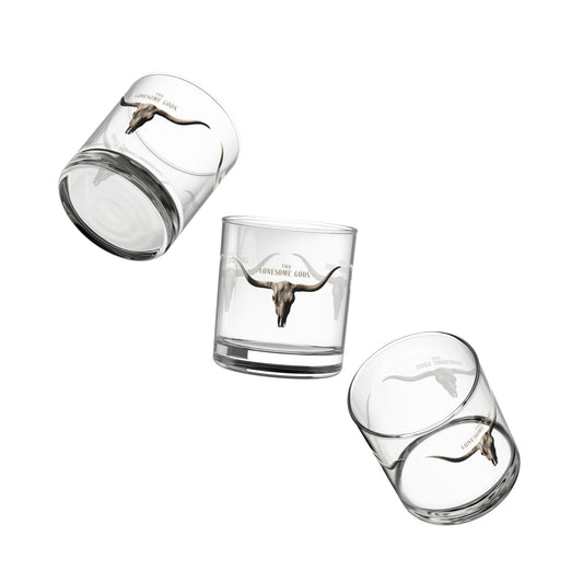 The Lonesome Gods - Glass Tumbler - SJM Print Store